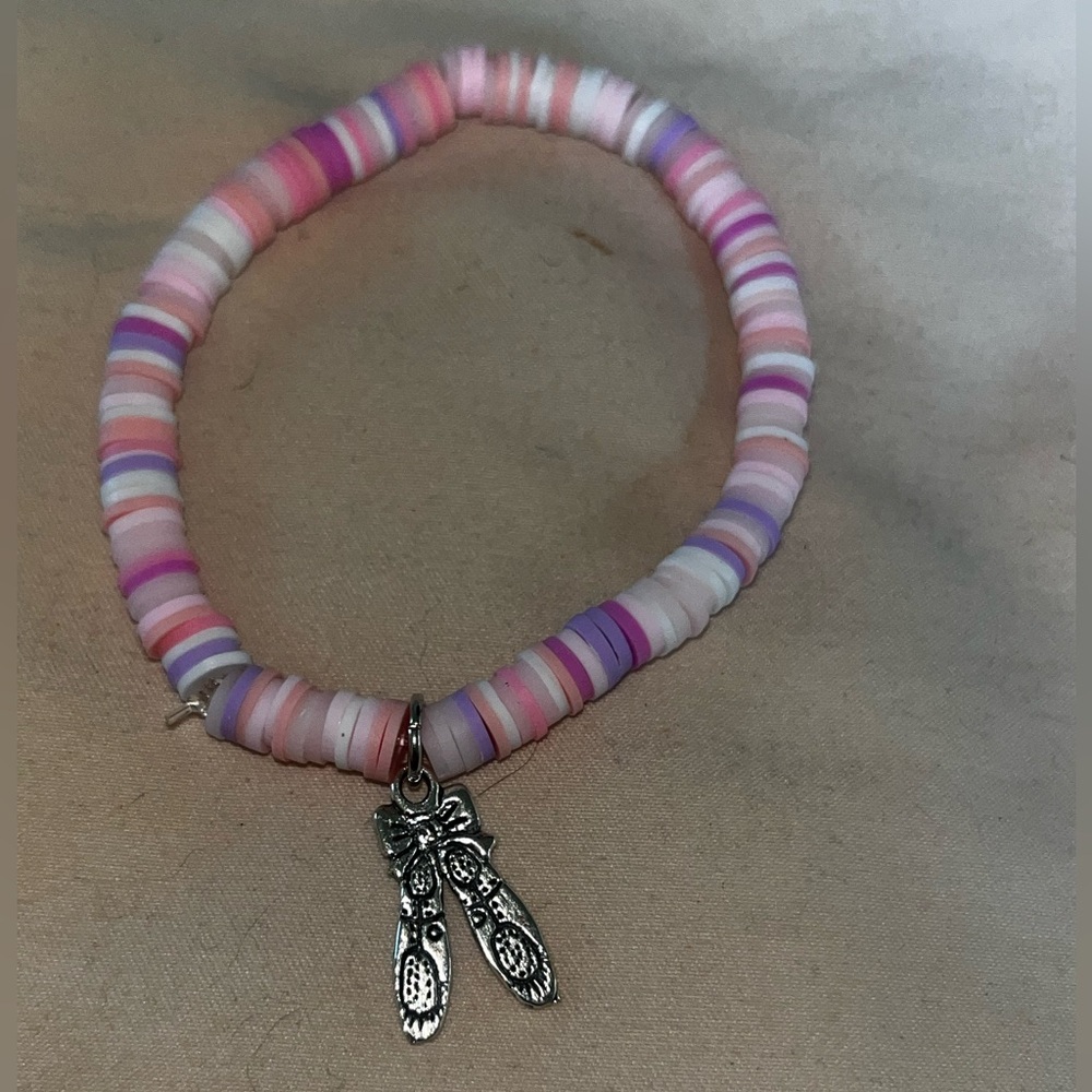 Handmade Ballerina Charm Bracelet